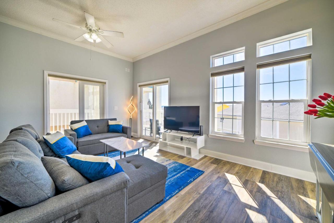 Sunny Pcb Home With Balcony Steps To The Beach! Panama City Beach Bagian luar foto