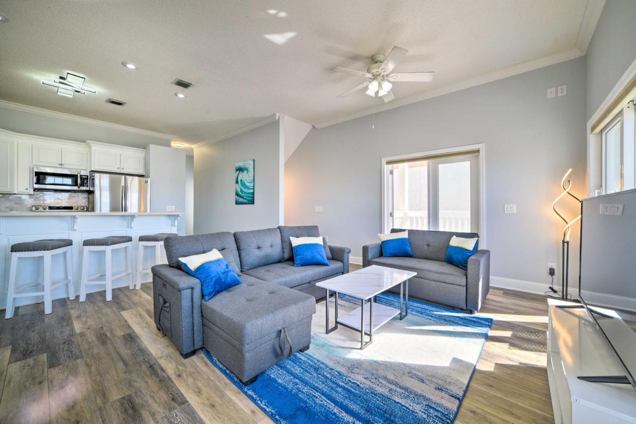 Sunny Pcb Home With Balcony Steps To The Beach! Panama City Beach Bagian luar foto