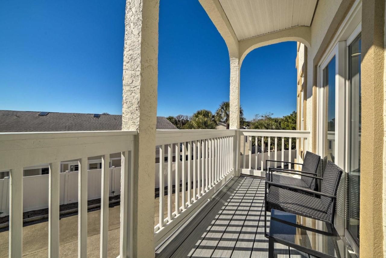 Sunny Pcb Home With Balcony Steps To The Beach! Panama City Beach Bagian luar foto