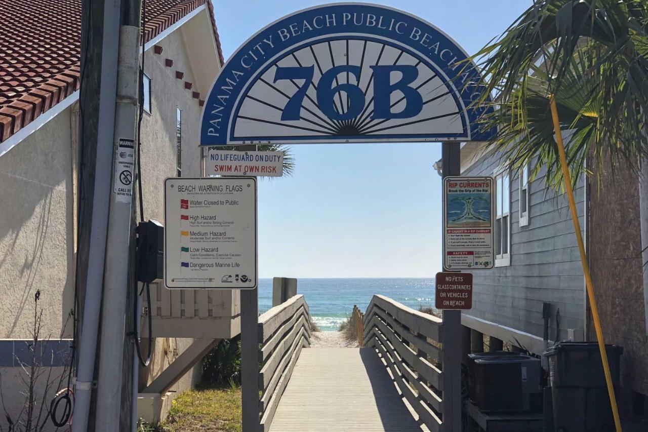 Sunny Pcb Home With Balcony Steps To The Beach! Panama City Beach Bagian luar foto