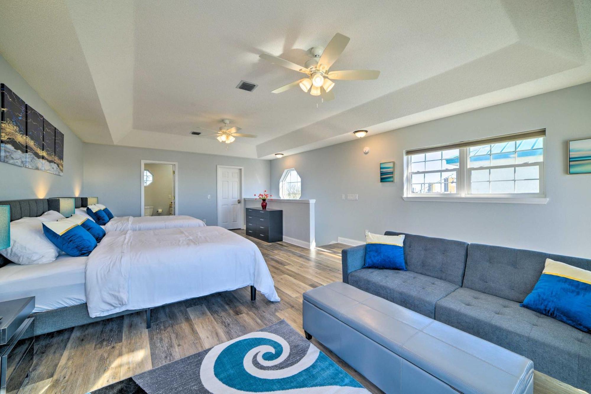 Sunny Pcb Home With Balcony Steps To The Beach! Panama City Beach Bagian luar foto