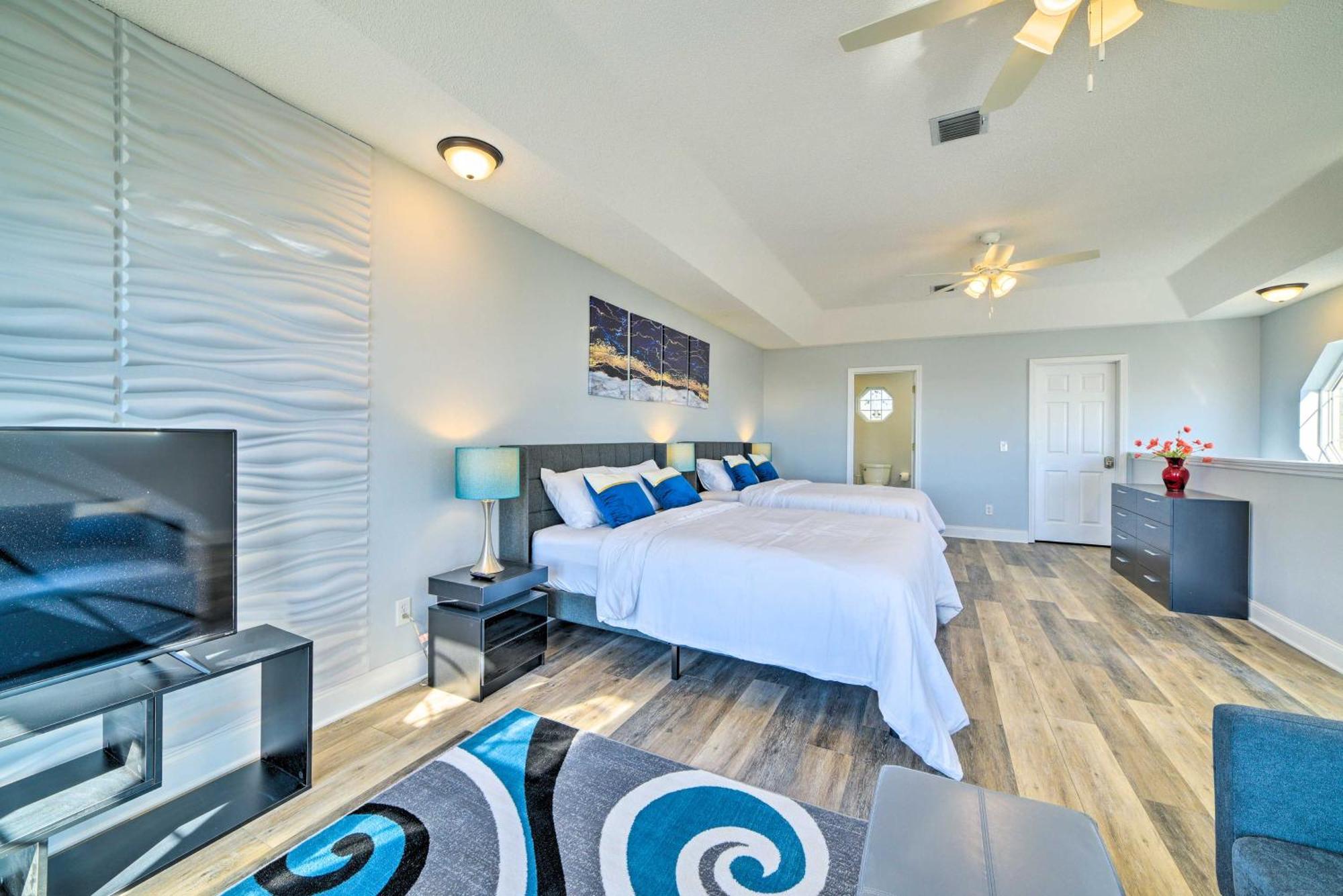 Sunny Pcb Home With Balcony Steps To The Beach! Panama City Beach Bagian luar foto