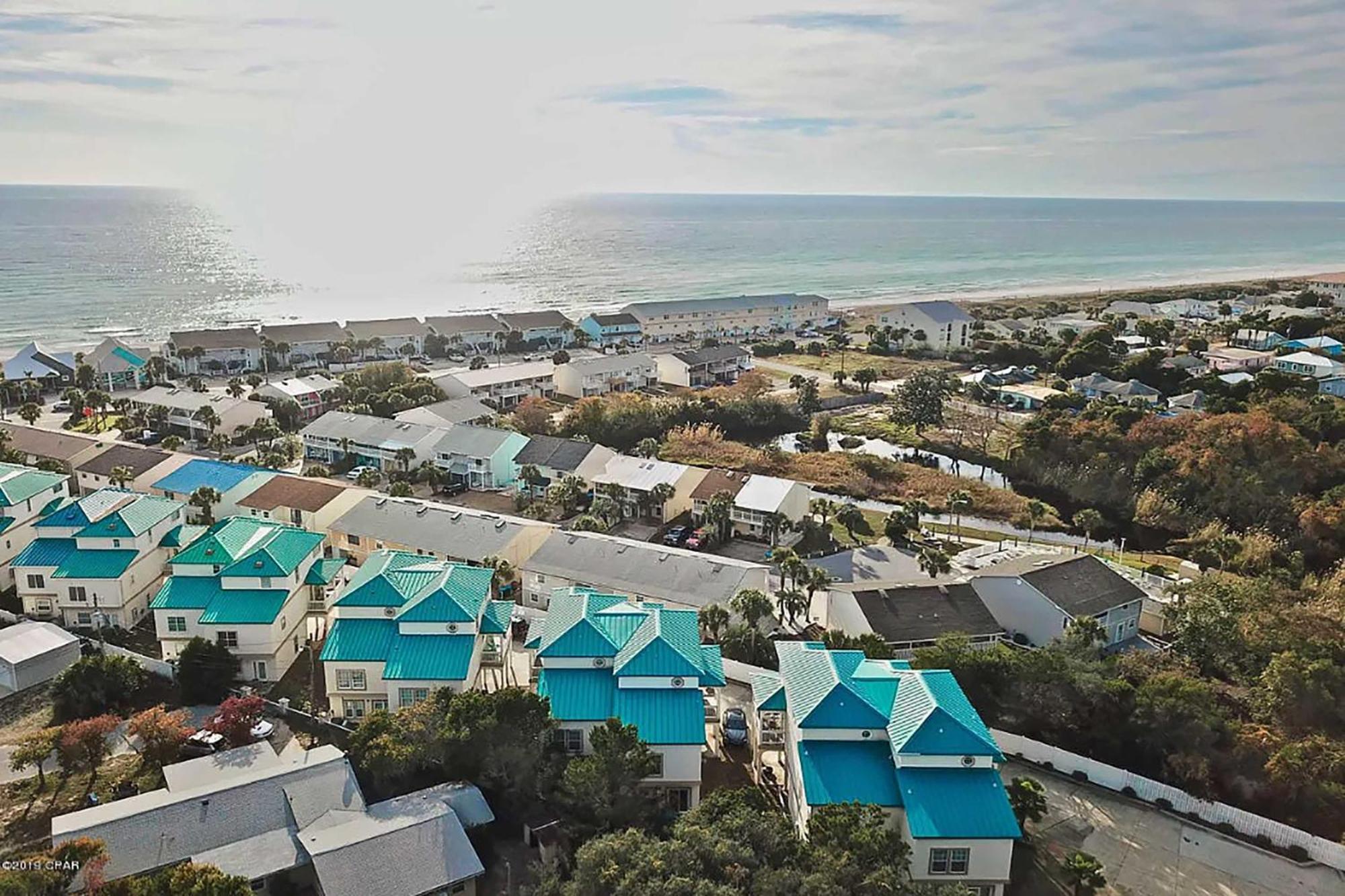 Sunny Pcb Home With Balcony Steps To The Beach! Panama City Beach Bagian luar foto