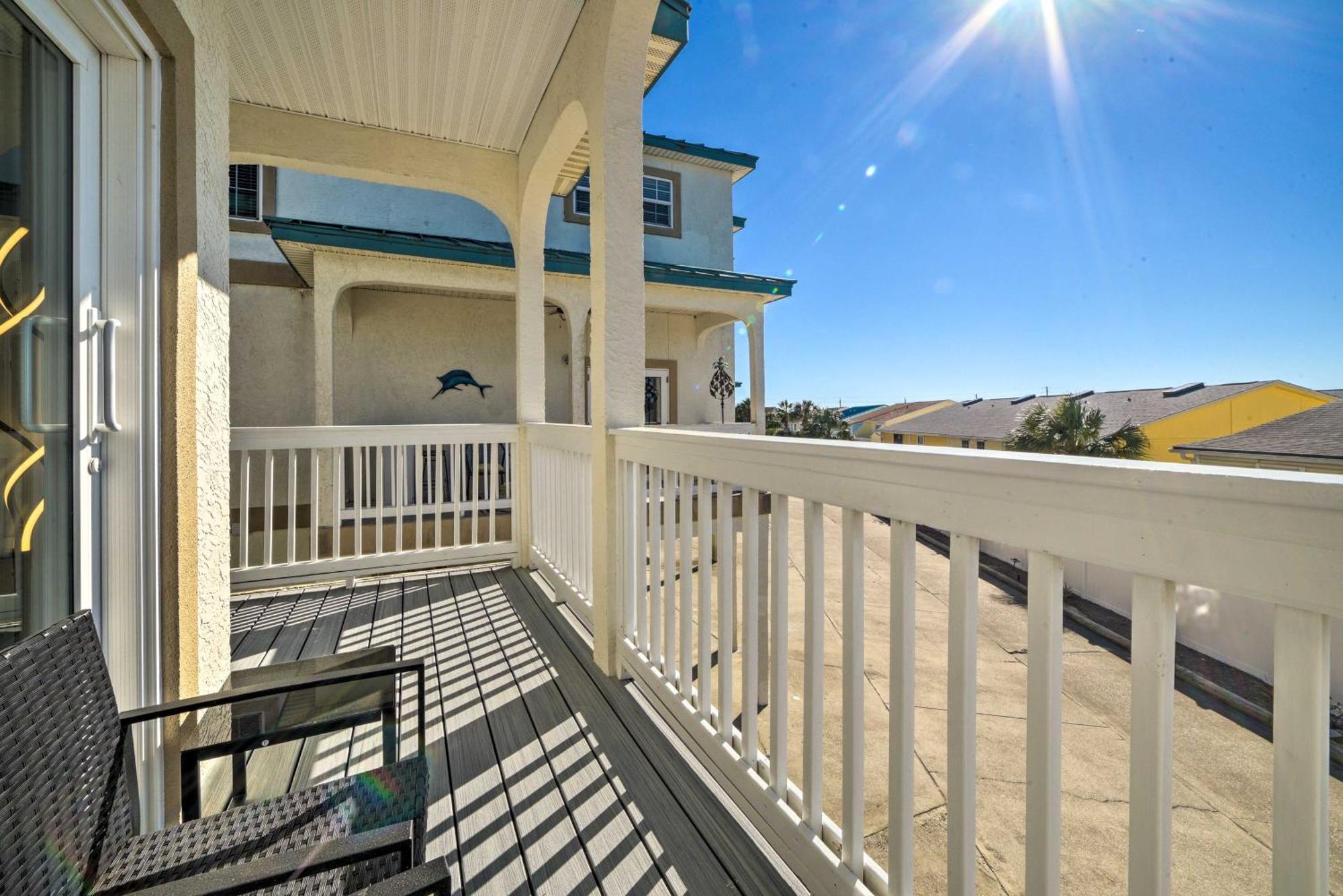 Sunny Pcb Home With Balcony Steps To The Beach! Panama City Beach Bagian luar foto