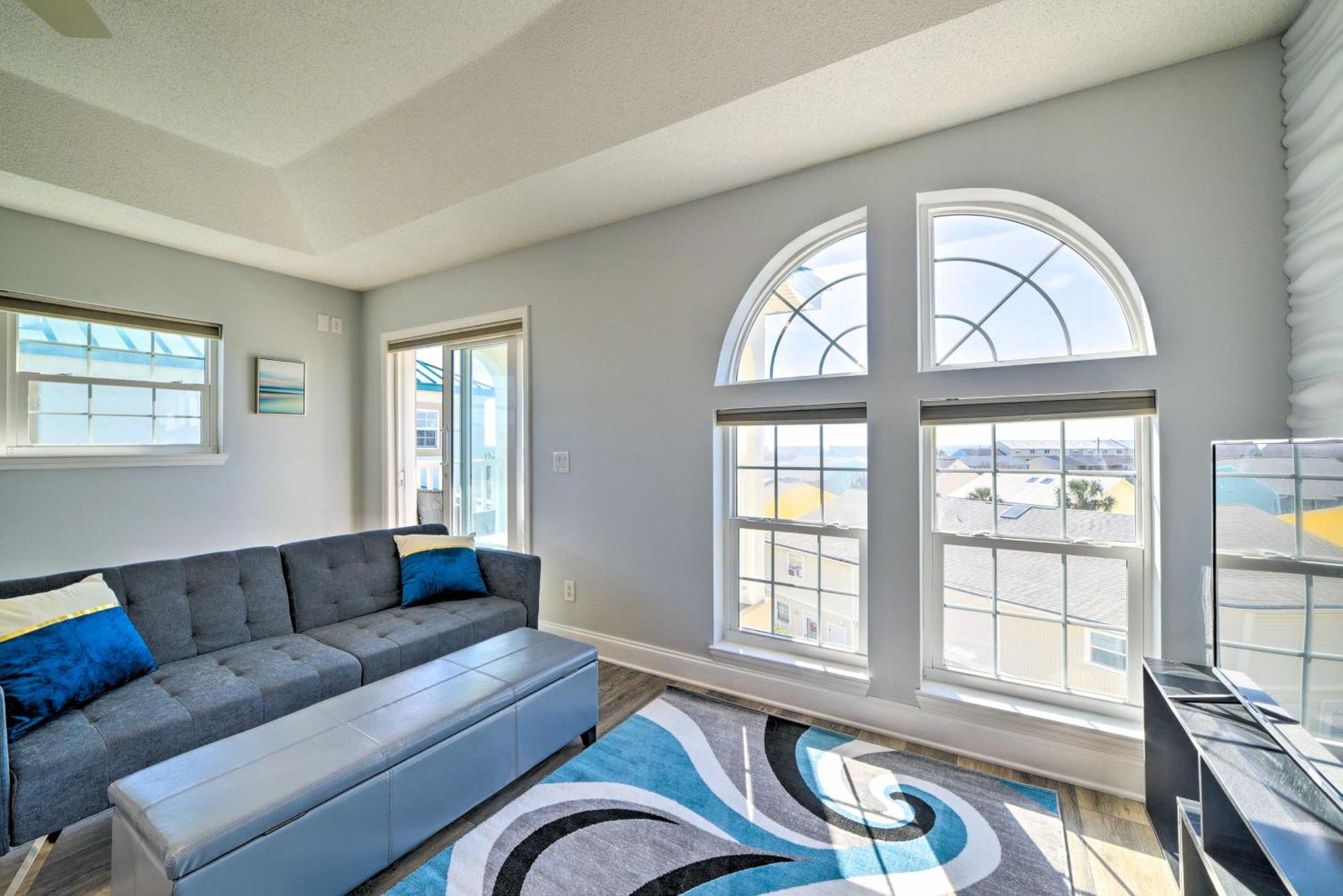 Sunny Pcb Home With Balcony Steps To The Beach! Panama City Beach Bagian luar foto